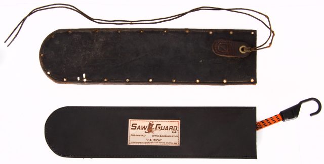 Original SawGuard chainsaw bar guard